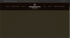 Desktop Screenshot of kensingtonsalonandspa.com